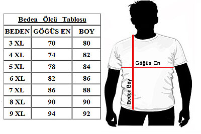 Büyük Beden Bisiklet Yaka T-shirt 75093 Oranj - 2