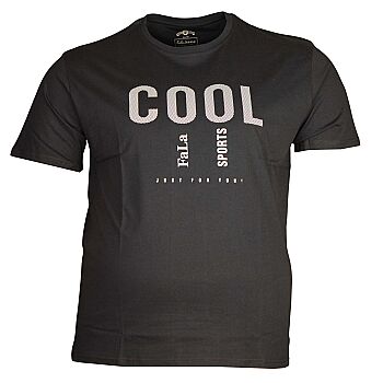 Büyük Beden Bisiklet Yaka T-shirt 75097 Lacivert - 1