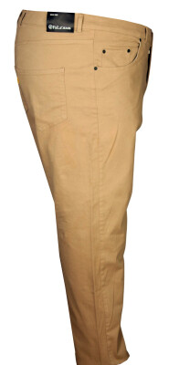 Büyük Beden Keten Pantolon 97182 Bej - 3