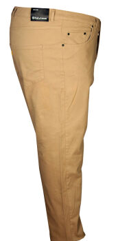 Büyük Beden Keten Pantolon 97182 Bej - 3
