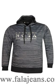 Büyük Beden Kapşonlu Sweatshirt 79011Lacivert - 1
