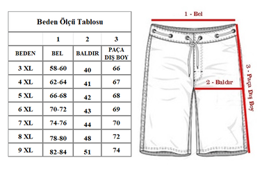 Büyük Beden Kargo Cepli Kapri 81027 Gri - 3