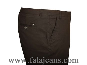 Büyük Beden Keten Pantolon 97173 Siyah - 3
