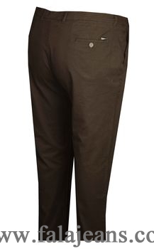 Büyük Beden Keten Pantolon 97173 Siyah - 1