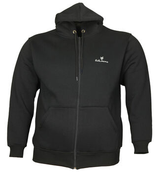 Büyük Beden Kışlık Fermuarlı Kapşonlu Sweatshirt 80017 Lacivert - 1