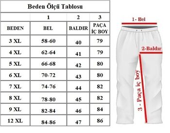 Büyük Beden Bel Lastikli Paça Lastikli Pantolon 97186 Siyah - 3