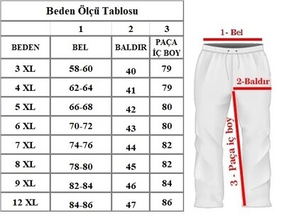 Büyük Beden Lastikli Keten Pantolon 97176 Siyah - Thumbnail