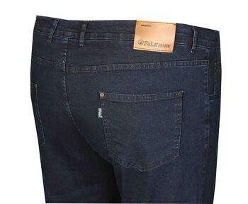 Büyük Beden Likralı Kot Pantolon 97179 Lacivert - 3