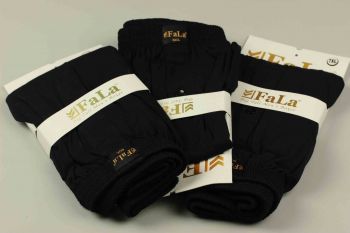 Büyük Beden Penye 3′lü Boxer Set 88005 Siyah - 2