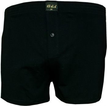 Büyük Beden Penye 3′lü Boxer Set 88005 Siyah - 1