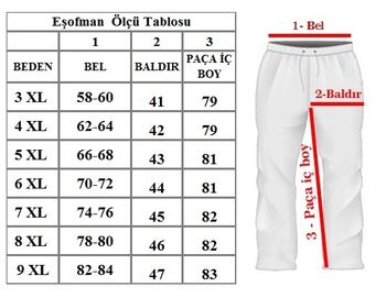 Büyük Beden Penye Pijama Takımı Lacivert 86001 - 4