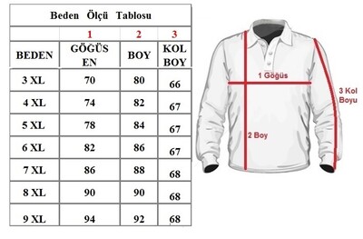 Büyük Beden Polo Yaka İnce Tişört 98417 Siyah - 2