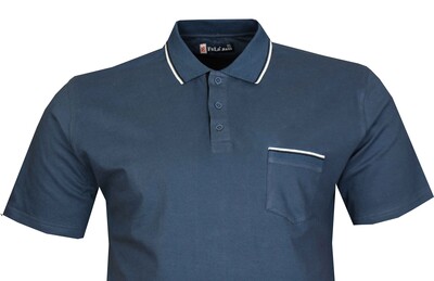 Büyük Beden Polo Yk Lakos T-Shirt 76101 Marine - 2