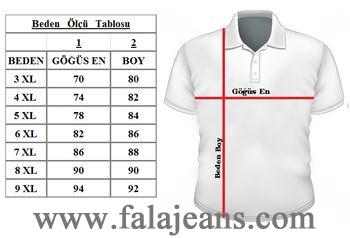 Büyük Beden Polo Yk Lakos T-Shirt 76101 Beyaz - 3