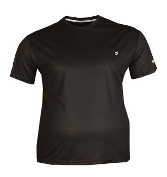 Büyük Beden Sporcu Tshirt Siyah 75018