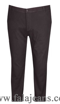 Büyük Beden Yan Cep Chino Pantolon 97166 Lacivert - 2